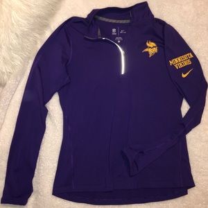 Minnesota Vikings Nike Half Zip